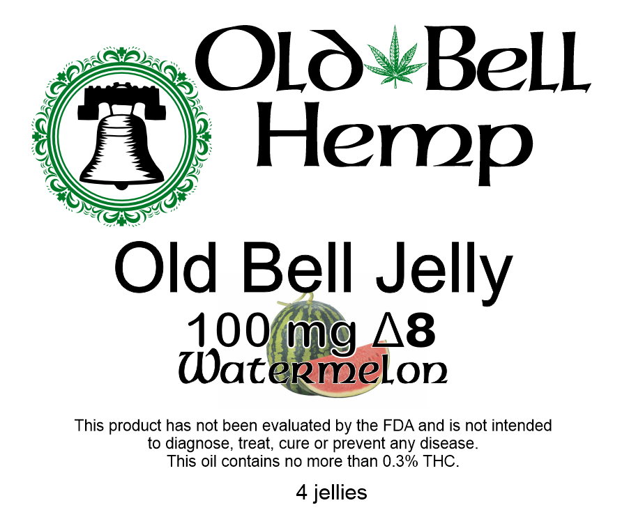 Watermelon Jellies 100 mg