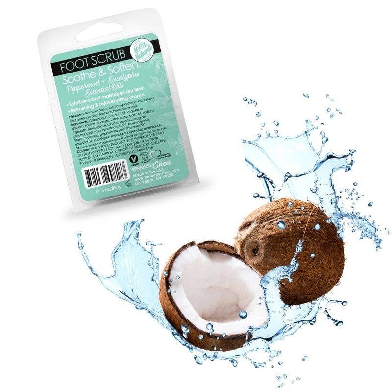 Peppermint + Eucalyptus - Natural Foot Sugar Scrub