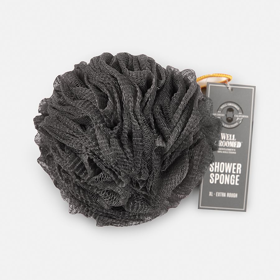 Shower Sponge - Charcoal
