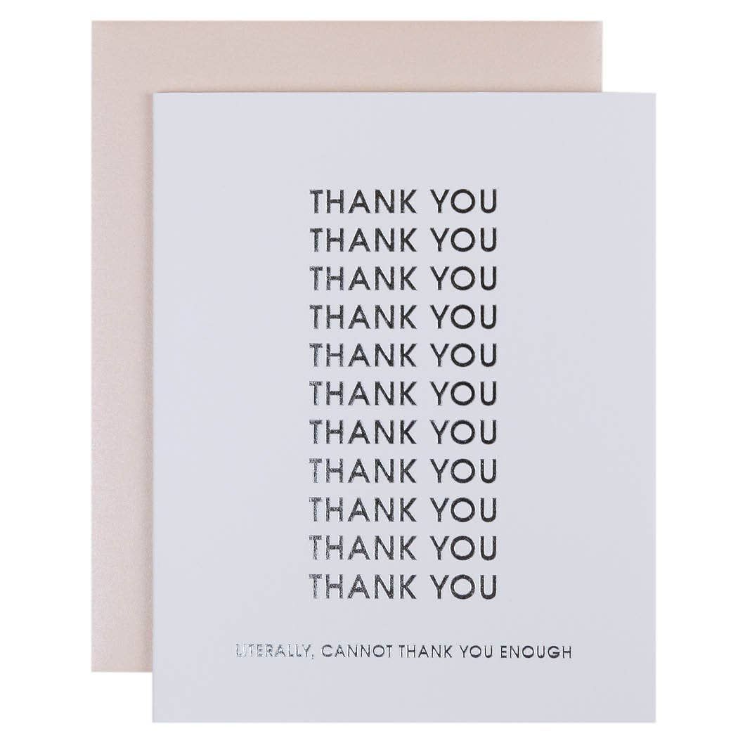 Greeting Card - Cannot Thank You Enough