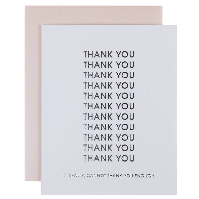 Greeting Card - Cannot Thank You Enough