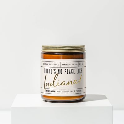 Soy Candle - There&#39;s No Place like Indiana