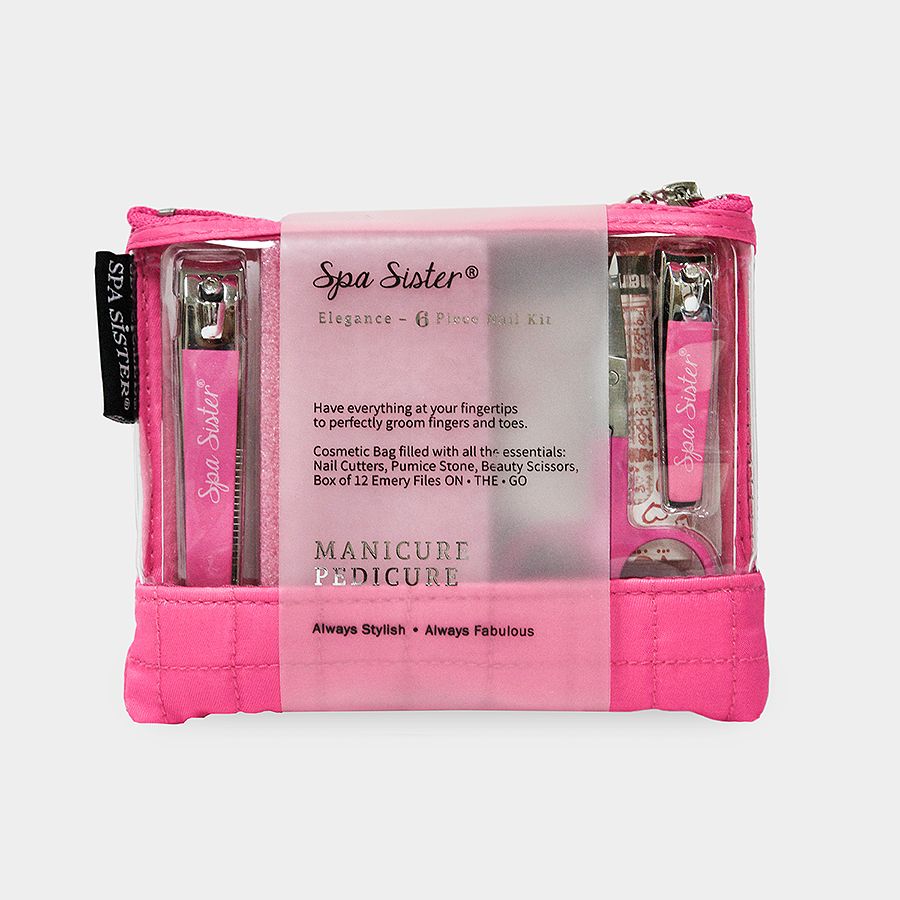 Pedicure Set - 6-piece (pink)