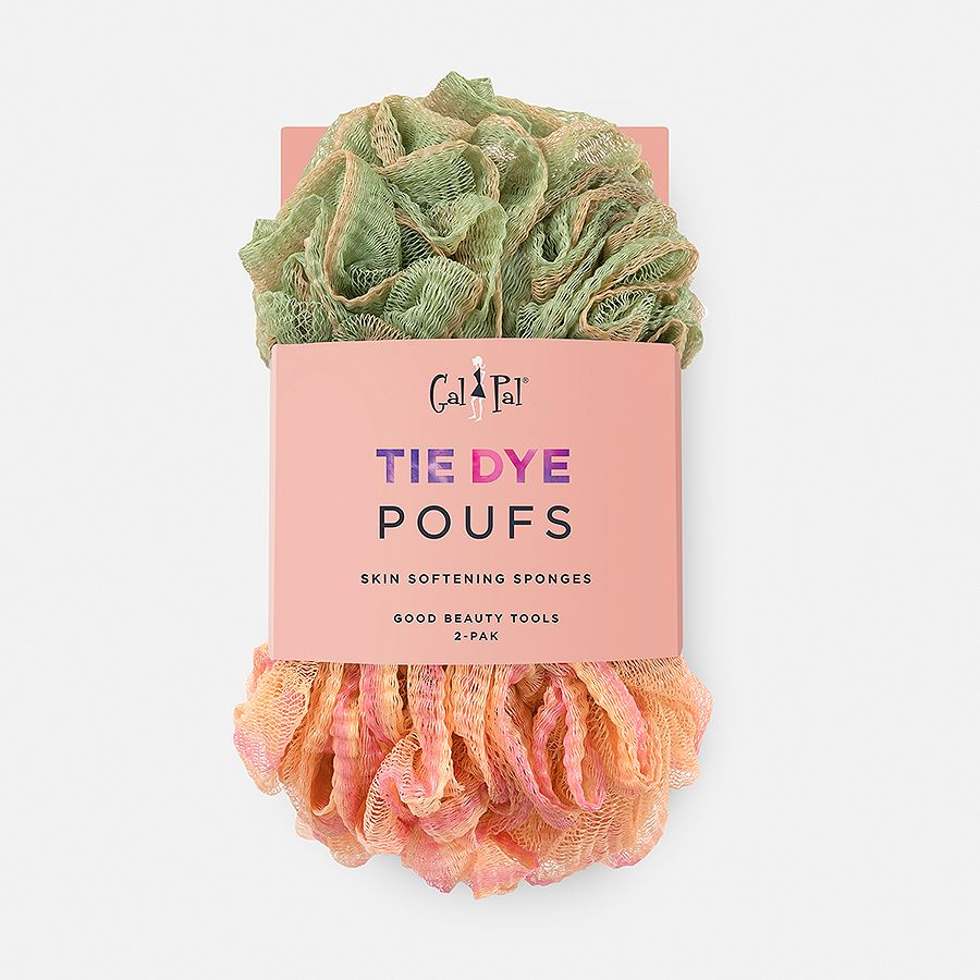 Gal Pal Tie Dye Single Lush Shower Pouf