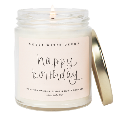 Happy Birthday 9 oz Soy Candle