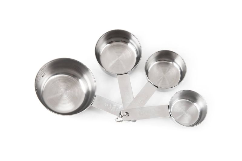 Fox Run Stainless Steel Measuring Cup Set, 4-Piece