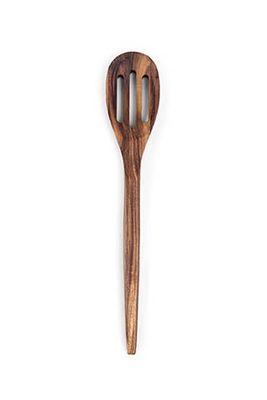Ironwood Slotted Spoon Utensil for Cooking, Acacia, 12&quot;