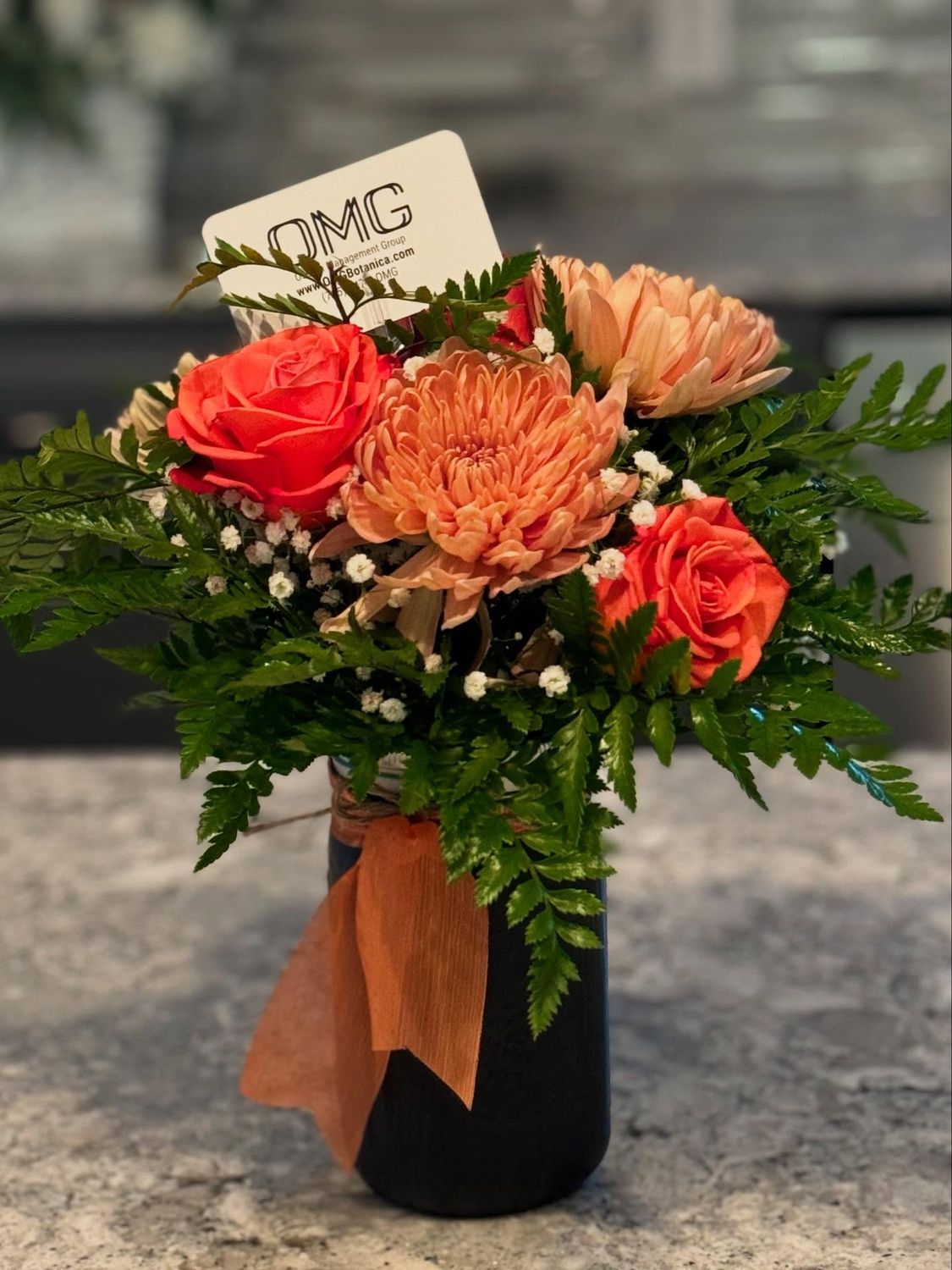 October Muse Arrangement - Autumn Glow Mini