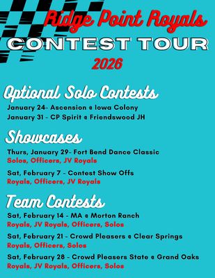 Contest- Solo and Ensemble Competition Fees