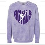 Merch- Royals Tie Dye Heart Sweatshirt
