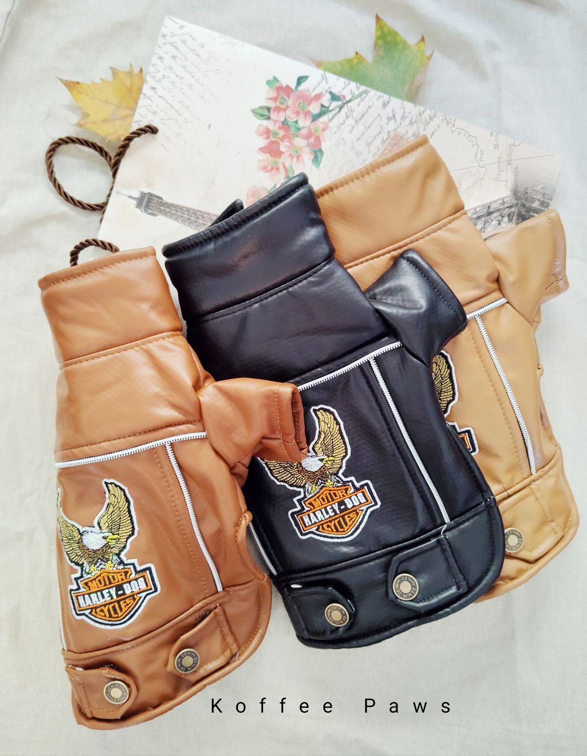 12 Chaquetas de cuero sintético de alta calidad. (A set of 12 jackets, high quality organic leather)