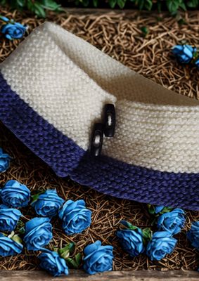 Cotton - Bufandita Pequeña Azul