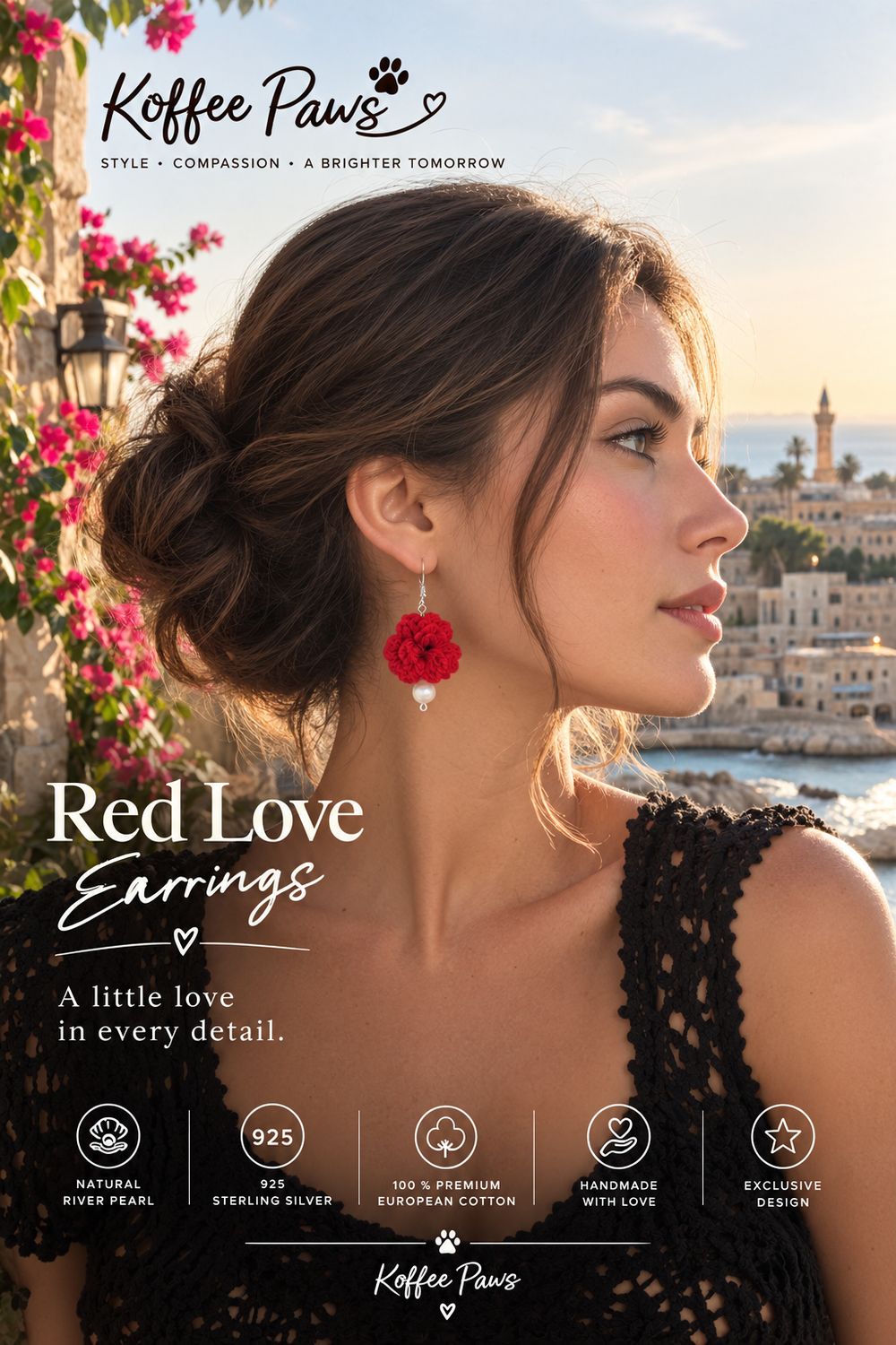 Red Love Earrings