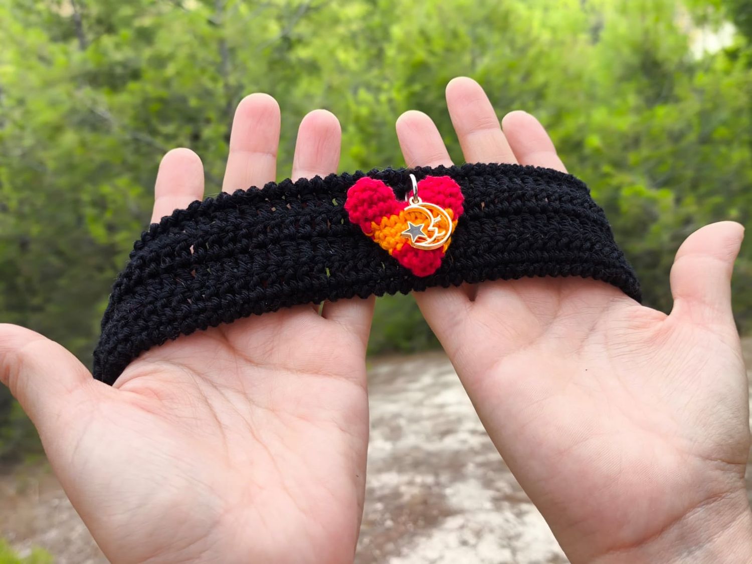 Spanish Crochet Winter Necklace