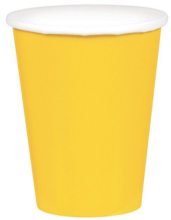 Paper Cup 9oz, Colour: Yellow