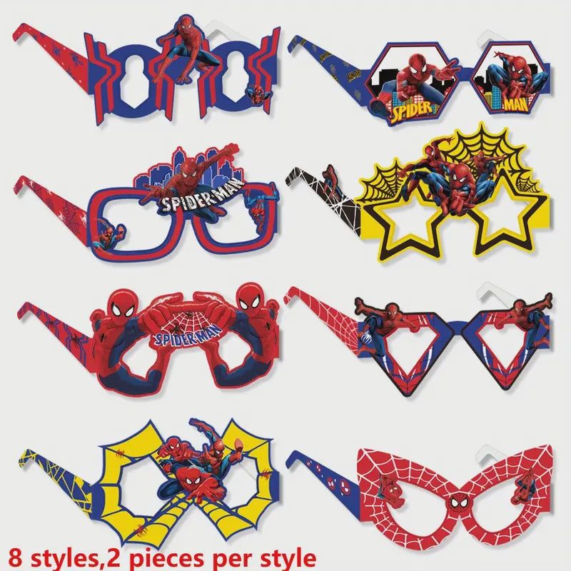 Spider-Man Paper Glasses