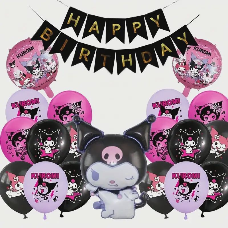 kuromi foil, Colour: black