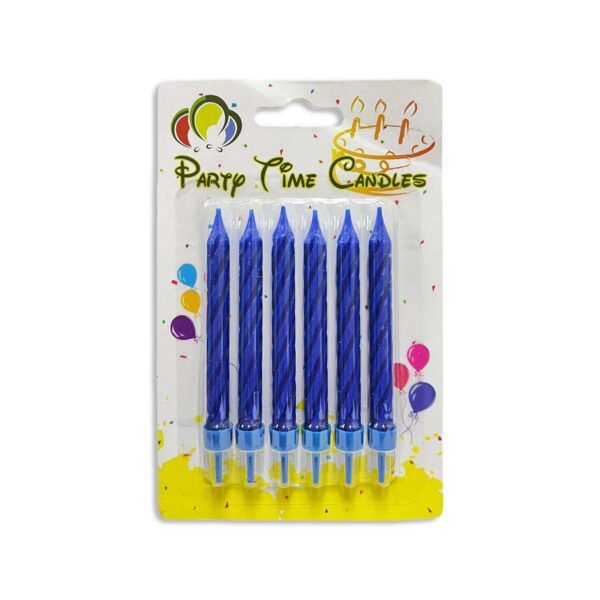 6pcs Spiral Birthday Candles