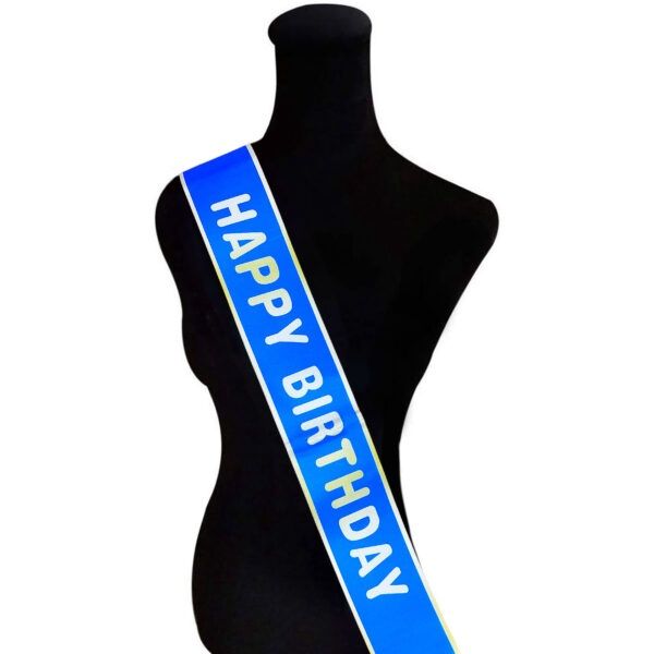 Birthday Sash - Blue