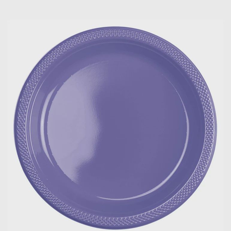 Plastic Plates 9in, 20pcs