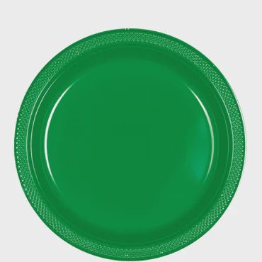 Plastic Plates 9in, 20pcs