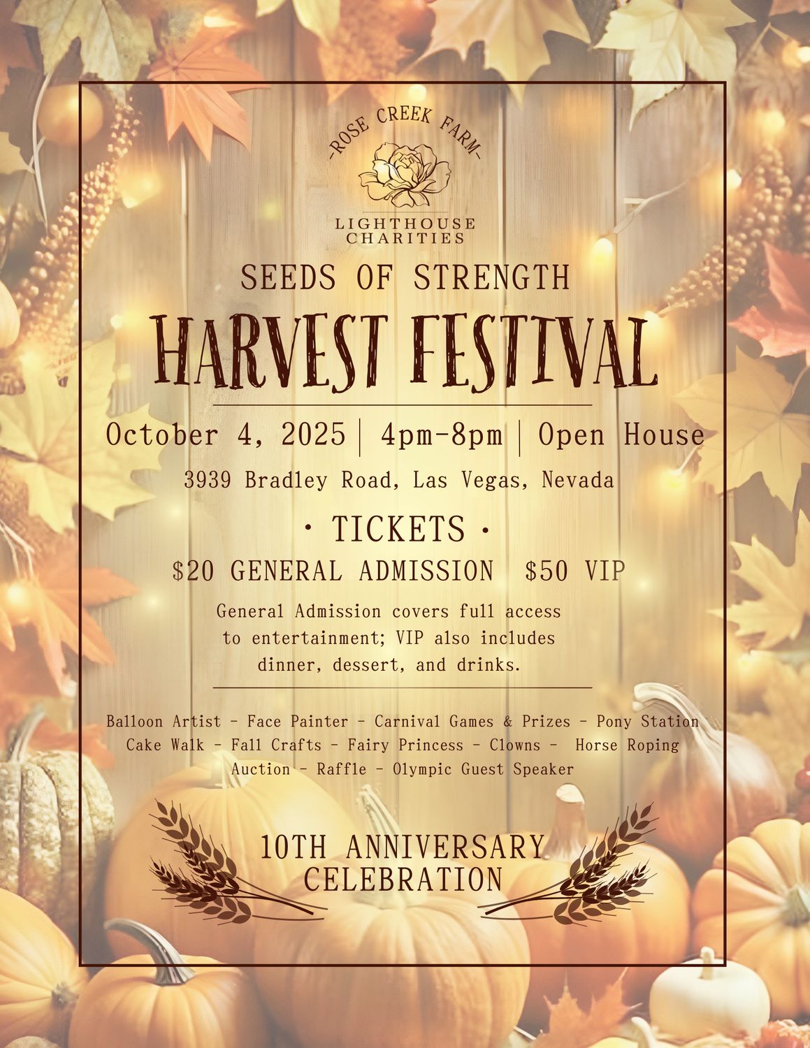 Harvest Festival VIP Ticket