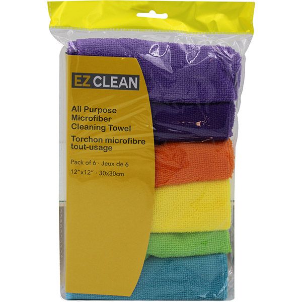 MICROFIBER CLOTHS 6 PK