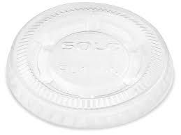 CASE OF LIDS FOR 1.5-2 OZ PLASTIC PORTION CUPS 2500