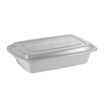 28 OZ RECTANGULAR MICROWAVEABLE CONTAINER 150