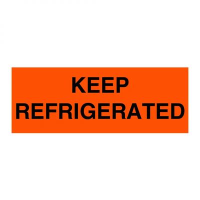 LABEL KEEP REFRIGERATED 2X5 500