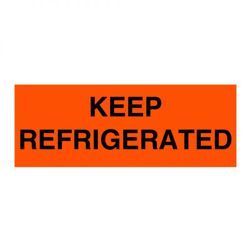 LABEL KEEP REFRIGERATED 2X5 500