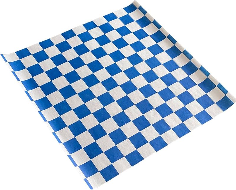 BASKET LINERS 12x12 BLUE CHECK 2000
