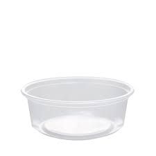 CASE OF 08 OZ ROUND DELI CONTAINERS 500