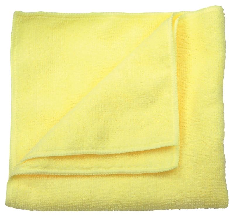 MICROFIBER CLOTHS 16 X 16 YELLOW 24