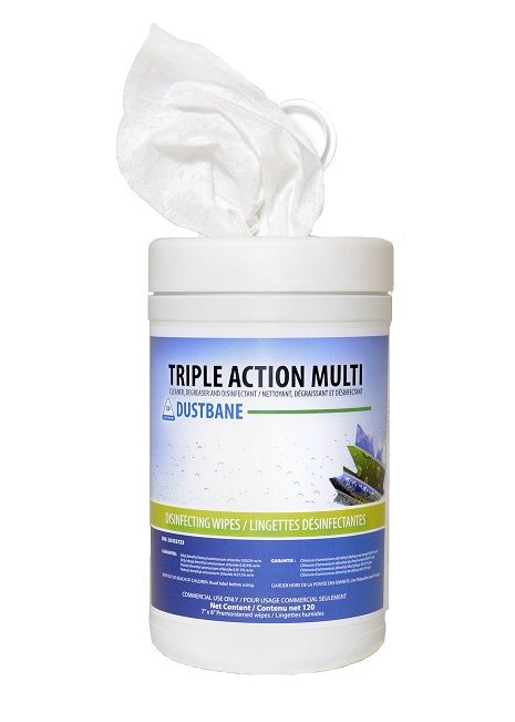 DUSTBANE TRIPLE ACTION WIPES 120