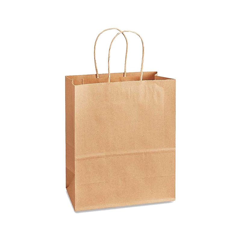 PAPER BAG WITH HANDLE 8x4.5x10 250