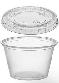 CASE OF 3.25 OZ PLASTIC PORTION CUPS 2500