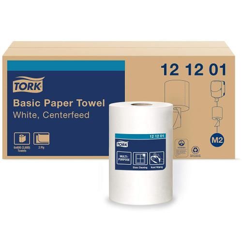 PAPER TOWEL TORK 121201 CENTER PULL 2 PLY 6X590&#39;