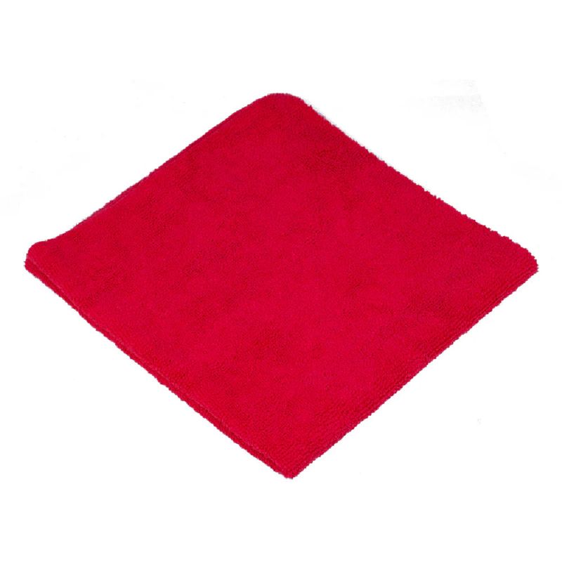 MICROFIBER CLOTHS 16 X 16 RED 24
