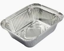 FOIL CONTAINER AR45 5X4X1.6 1LB 500