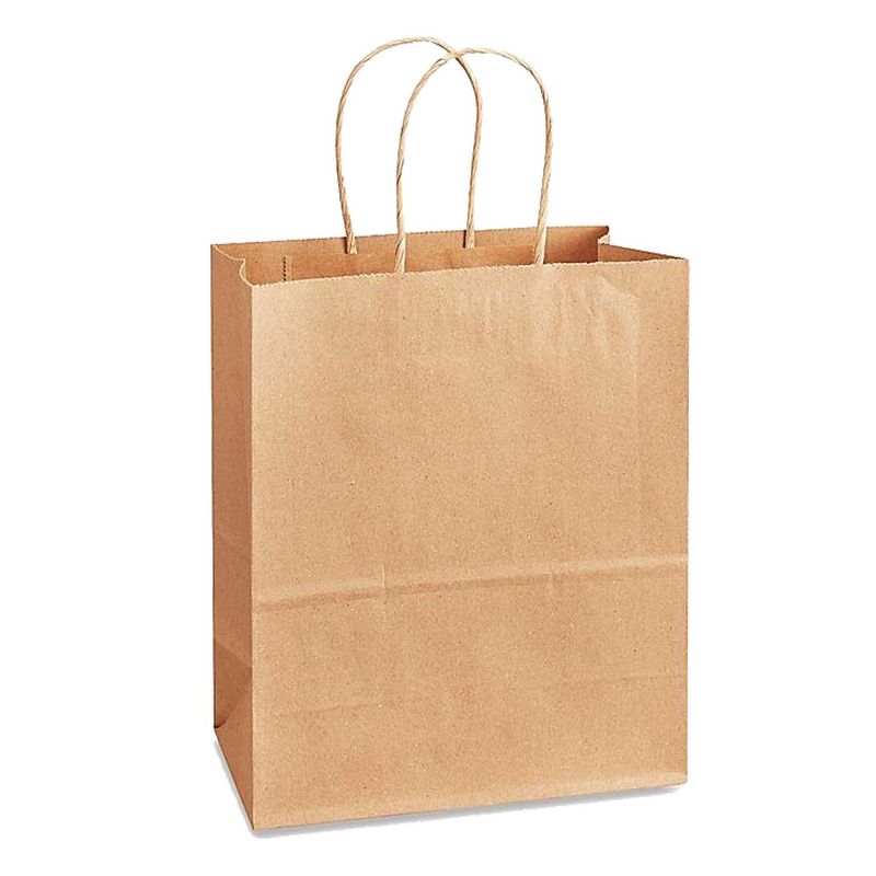 PAPER BAG WITH HANDLE 13X8X14 150