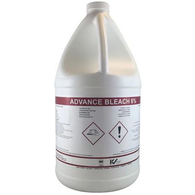 BOTTLE OF 6% BLEACH ADVANCE 4L