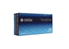 BOX OF BLUE NITRILE GLOVES 4 MIL MEDIUM 100