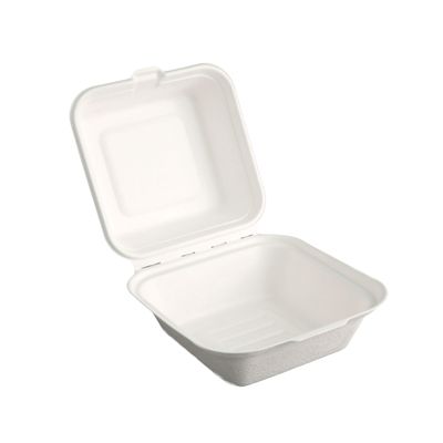 COMPOSTABLE HINGED 6X6X3 500