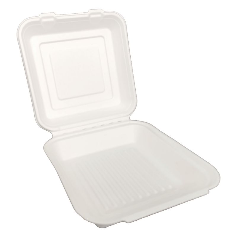 COMPOSTABLE HINGED 9X9X3 200