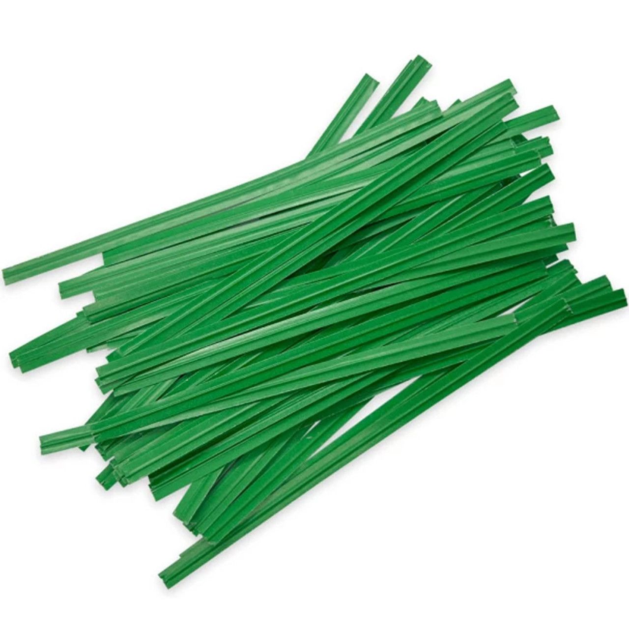 TWIST TIES 4&quot; GREEN 2000