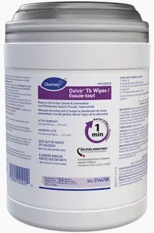 DIVERSEY OXIVIR TB WIPES 160