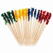 TOOTHPICK FRILLED 3" 1000