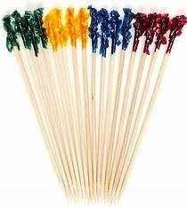 TOOTHPICK FRILLED 4" 1000