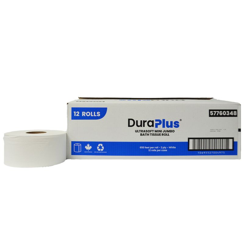 TOILET PAPER MINI JUMBO 2PLY 12/650&#39;